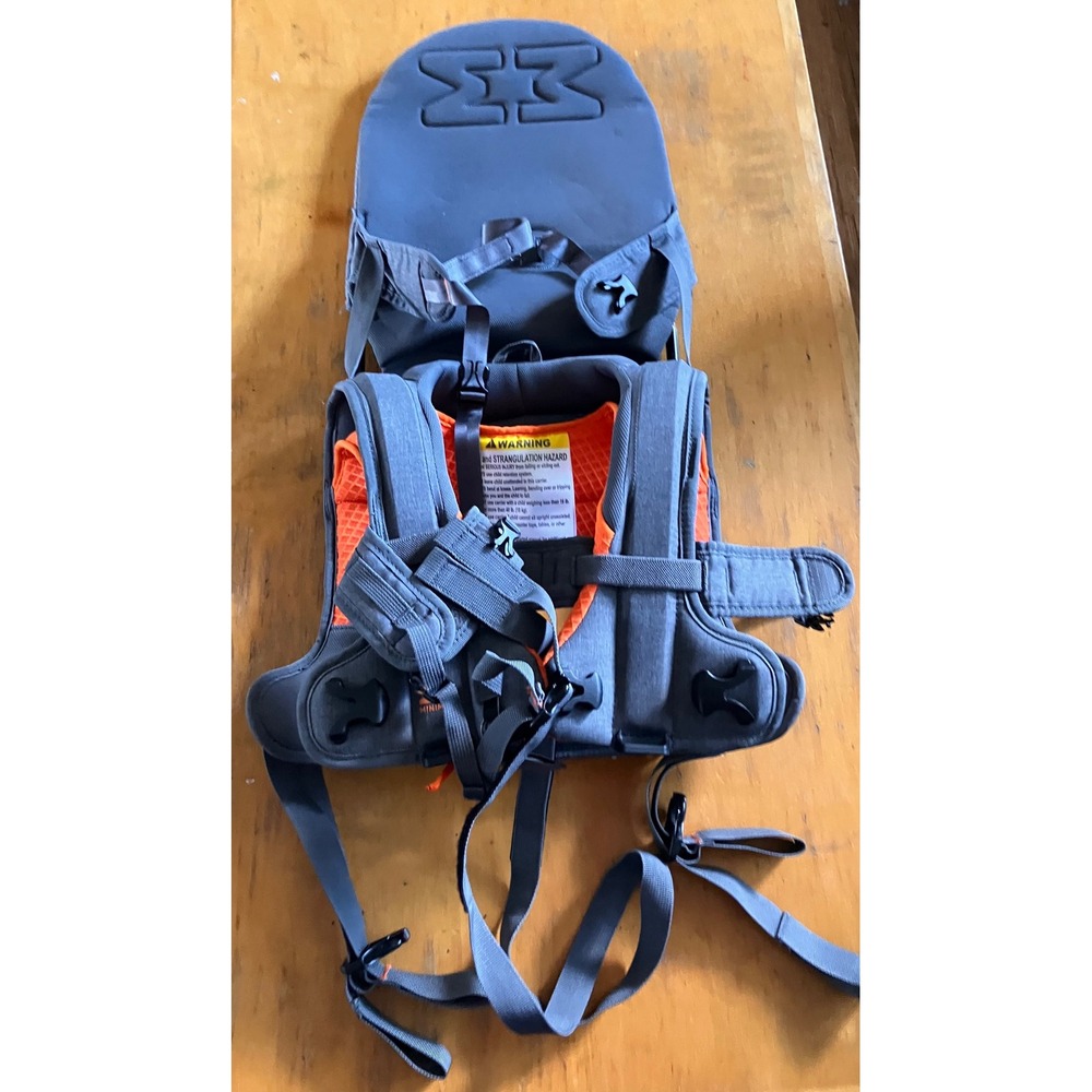 MiniMeis Shoulder Carrier Grey Orange G4 Ergonomic Foldable Hiking